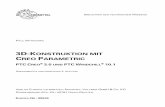 ONSTRUKTION MIT REO PARAMETRIC - Europa · PDF fileMit der Version Creo Parametric hat PTC als Nachfolger vom Pro/ENGINEER-Wildfire ein ... 9.6.4 Maßtoleranz nach DIN ISO 286 mit