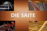 DIE SAITE - jaeger-flute. Saite 29_03_2011.pdf · PDF fileGITARRENSAITEN • Ursprünglich aus Tierdärmen, zumeist Katzen, Ziegen, Schafe • Heute: Konzertgitarre und Flamenco-Gitarre: