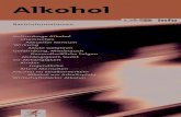 · PDF fileKulturdroge Alkohol Alkoholische Getr−nke sind vielen Vılkern seit Jahrtausenden bekannt. M−§iger Alkoholkonsum ist fester Bestandteil unserer