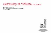 Mittwoch 9. November 2016 20:00 - Kölner Philharmonie · PDF file2 PROGRAMM Beauty & Truth (Ornette Coleman) The End (Jim Morrison) Sleep Save and Warm (Krzysztof Komeda) Blues for
