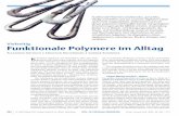 Vielseitig Funktionale Polymere im Alltagscholle.oc.uni-kiel.de/lind/Funktionale Polymere.pdf · 262 | © 2005 Wiley-VCH Verlag GmbH & Co. KGaA, Weinheim DOI: 10.1002/ciuz.200400346