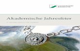 Akademische Jahresfeier - uni-  · PDF file(by Sammy Nestico) Im Anschluss: Empfang Musikalische Umrahmung: BigBand an der Universität Bayreuth e.V
