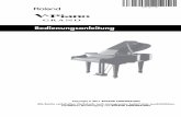 Bedienungsanleitung - Bauer-Music · PDF file3 Das ganzheitliche Erlebnis eines perfekten Flügelklangs Das neue V-Piano Grand kombiniert Rolands revolutionäre Modeling-Technologie