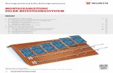 Montageanleitung Solar-Befestigungssystem - · PDF file36 SOLAR-BEFESTIGUNGSSYSTEM Schritt 3 Die Montageschiene f r jede Modulreihe mithilfe des vormontierten Befe-stigungsmaterials
