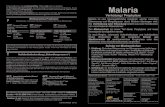 Malaria -  · PDF fileP P P T (T) T T T T T P (T) (T) Ps T T (T) Ps Malariaprophylaxe 2015 Empfehlungen des “Expertenkomitee für Reisemedizin” (EKRM/Schweiz). 1