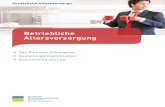 Betriebliche Altersversorgung - Deutsche · PDF fileBetriebliche Altersversorgung – Absicherung über den Arbeitgeber. Betriebliche Altersversorgung kann sich lohnen. Das hat sich