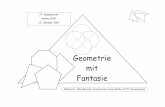 Geometrie mit Fantasie - Fakultät · PDF fileWieneke - Oktober 2007 - Geometrie mit Fantasie 2 Geometrie Grundlegende geometrische Bildung in der vorschulischen Erziehung bzw. im