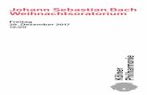 Johann Sebastian Bach Weihnachtsoratorium · PDF file4 Choral und Recitativo Sopran und Bass Er ist auf Erden kommen arm, Wer will die Liebe recht erhöh’n, Die unser Heiland vor
