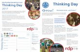 2017 Grow! Gemeinsam wachsen! - Thinking · PDF fileOrganisiert eine Geburtstagsparty für Lady Olave und Lord Robert Baden-Powell mit Torte, Spielen, Musik oder einem internationalen