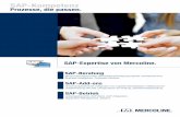 SAP-Kompetenz - · PDF fileMercoline-Mission Kommunikation mit unseren Kunden und persönlicher Kontakt sind für uns sehr wichtig. Die SAP-Projektleiter stehen von Anfang an als