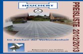 Preisliste 2012/2013 Betonwaren aus Kuhlenheuchert-betonwaren.de/fileadmin/user_upload/pdf/Preisliste_2012... · Betonwaren aus Kuhlen Oskar Heuchert GmbH & Co. KG Inhalt – Betonwaren