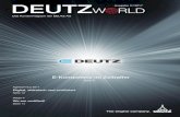 DEUTZ · PDF fileDas Kundenmagazin der DEUTZ AG DEUTZ W RLD Agritechnica 2017 Digital, elektrisch und zertifiziert Seite 12 Stage V We are certified! Seite 14 Ausgabe 3 I 2017