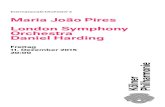 Maria João Pires London Symphony Orchestra Daniel · PDF fileInternationale Orchester 3 Maria João Pires Klavier London Symphony Orchestra Daniel Harding Dirigent Freitag 11. Dezember