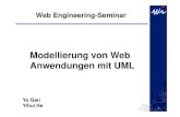 Modellierung von Web Anwendungen mit UML - uni-trier.de · PDF fileGliederung 1. UML Grundlagen 1.1 Einführung 1.2 UML-Bausteine 1.3 Darstellung in Diagrammen 2. Modellierung von