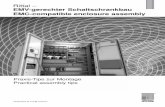 Rittal – EMV-gerechter Schaltschrankbau EMC-compatible ... · PDF filecontrols and systems, the fol-lowing points must be observed: These days, ... Duct for low-power cable Steel