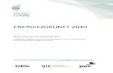 ENERGIEZUKUNFT 2040 - pwc.de · PDF fileZiele: Der Delphi Energy Future 2040 Wie verändern sich die Energiesysteme in Deutschland, Europa und der Welt bis zum Jahr 2040? Welche