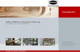 Broschüre Oberflächenbehandlung · Kompetenz an der · PDF fileSa 2½ nach DIN EN ISO 8501-1 (sehr gründliches Strahlen), gebeizt, zinkphosphatiert nach DIN EN ISO 9717 oder auf