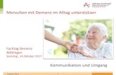 Menschen mit Demenz im Alltag unterstützen - lrabb.de · PDF fileSusanne Gittus 1 Menschen mit Demenz im Alltag unterstützen Fachtag Demenz Böblingen Samstag , 14.Oktober 2017 Kommunikation