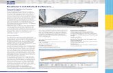 Realisiert mit Dlubal Software - ::Forum-HolzBau:: · PDF fileRSTAB erstellt. Konstruktion Im Querschnitt kann man die Dach-konstruktion des Stationsgebäudes als Halbellipse beschreiben.