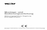 Montage- und Bedienungsanleitungen.wolf-heiztechnik.de/fileadmin/content/Downloads/Archiv_Montage... · 1 Art.-Nr. 30 43 452 Wolf GmbH • 84048 Mainburg • Postfach 1380 • Telefon