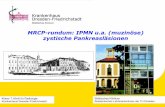 MRCP-rundum: IPMN u.a. (muzinöse) zystische …2011.radiologen-im-netz.de/PDF/Fr04Kittner.pdf · MRCP-rundum: IPMN u.a. (muzinöse) zystische Pankreasläsionen Kittner T, Klinik