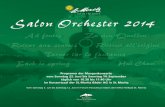 Salon Orchester 20 14 · PDF fileA. Piazzolla Café 1930 aus «Histoire du Tango» (1986) A. Ginastera Milonga «Cancion del arbol del olvido » A. L