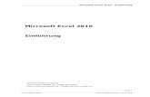Microsoft Excel 2010 - Einführung - hoffmann- · PDF fileMicrosoft Excel 2010 - Einführung Seite 3 © M. Hoffmann-Seidel Excel 10 Einführung.docm / 15.07.2016 Grundlagen Eine Excel-Datei