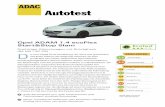 Autotest - ADAC: Allgemeiner Deutscher Automobil-Club · PDF fileAutotest Opel ADAM 1.4 ecoFlex Start&Stop Slam Dreitüriger Kleinstwagen mit Schrägheck (64 kW / 87 PS) er neue ADAM