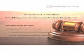 Scheidung von einem Ausl nder (2)) -   · PDF fileweniger als drei Jahren Ehe in Deutschland zur Entziehung des Aufenthaltsrechts durch die Ausländerbehörde führt