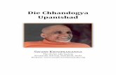 Die Chhandogya Upanishad - Swami Krishnananda · PDF fileeingeordnet, und doch beinhalten sie Adhyatma-Vidya, das Wissen des reinen Selbst mit seinen verschiedenen Abstufungen, Ebenen