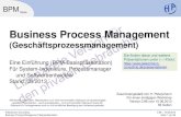 Business Process Management - Peterjohann Consulting · PDF filePeterjohann Consulting Business Process Management: Basispräsentation 0.86 – 10.06.2013 Seite 2 von 66 BPM Basis
