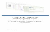 Zusätzliche Technische Vertragsbedingungen der in EPLAN ... · PDF fileZTV-EPLAN 1. Allgemeines 1 Ausgabe: Februar 2014 1. Allgemeines Sämtliche Vorgaben der EPLAN-Anforderungen