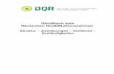 Handbuch zum Deutschen Qualifikationsrahmen - dqr.de · PDF fileDQR-Handbuch Stand: 01.08.2013 werden. Ziel ist es, Verfahren und Kriterien der Zuordnung von Ergebnissen nicht-formalen