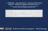 »Wie schön leuchtet der Morgenstern« - Merseburger · PDF filekleine Präludien und Fugen ... EM 1867 ∙ ISMN: 979-0-2007-1665-8 € 14,90 MAICHELBECK, ... BACH, JOHANN SEBASTIAN