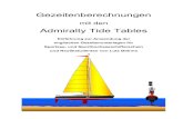 Admiralty Tide Tables -  · PDF fileD Gezeitenberechnungen mit den Admiralty Tide Tables Einführung zur Anwendung der englischen Gezeitenunterlagen für Sportsee- und