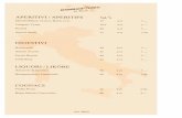 Aperitiv Wein Digestiv Longdrinkkarte - 1a-hotel.ch · PDF fileRESTAURANÕPÖSTU FLASCHENWEINE SPUMANTE / SCHAUMWEIN Prosecco - Brut Trocken, harmonisches Bouquet, spritzig Cüpli