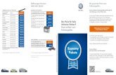 Volkswagen Service: Da passt der Preis zum Lohnt sich ... · PDF filePassat B5/Variant Passat B6 Bj. 10/96–05/05 Bj. 03/05–07/10 140,00