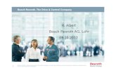 Bosch Rexroth. The Drive & Control Company · PDF fileLessons Learned bei Arbeits nfällen Bosch Rexroth. The Drive & Control Company Lessons Learned bei Arbeitsunfällen R Abl tR.
