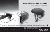 Helm für Skifahren und Snowboarding - speq.despeq.de/pdf/skihelme/SP-2_CS-16-GA.pdf · Sie benötigen hierzu einen Spiegel Die optimale HelmanpaSSung: Der Helm sitzt richtig, wenn
