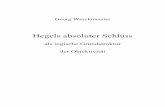 Hegels absoluter Schluss - KLUEDO | Einstieg · PDF file8 Hegel, Georg Wilhelm Friedrich: Werke in zwanzig Bänden, Frankfurt am Main 1975, Band 4: Nürnberger und Heidelberger Schriften