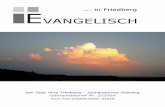 EVANGELISCH · PDF file4 „Einer der wenigen Selbstdenker der evangelischen Theologie des 20. Jahr-hunderts“ – so wird Rudolf Bultmann (1884-1976) in der neuen Biographie