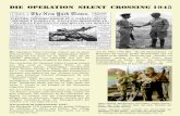 DIE OPERATION SILENT CROSSING 1945 - usmvc … Silent... · Rifle Company „K“ landete mit ihrem Kompanie-Chef 1st Lt. Irven Jacobs auf dem rechten Rheinufer. Sieben ... scharf