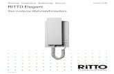 Planung · Installation · Bedienung · Service Ausgabe RITTO ... · PDF file4.4 3-Klang-Gong 24 4.5 Summer 24 4.6 H-Modul 24 4.7 Mithörsperre 24 4.8 Montage Zusatzmodule 25