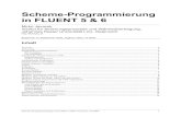 Scheme-Programmierung in FLUENT 5 & 6 - willem.engen.nlwillem.engen.nl/uni/fluent/documents/external/scheme-programmie... · Scheme Programmierung in FLUENT, Mirko Javurek, 10-2004