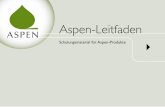 Schulungsmaterial für Aspen-Produkte Aspen-Leitfaden · PDF file1234 Glossar Inhalt 1/1 Hier gelangen Sie zum Inhaltsverzeichnis auf Seite 3. Klicken Sie auf die Ziffern,wenn Sie