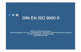 Referat DIN EN ISO 9000 ff - bibb.de · PDF fileDIN EN ISO 9000 ff. Referat im Rahmen des Seminares „Qualitätsmanagement in der Aus- und Weiterbildung – Geschichte, Theorie und