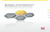 Strategie- und Performance- Management mit ADO score · PDF fileProzess-Strategie-& Performance-Management Projekt- & Maßnahmen-management IT-Strategie-& Performance-Management Unternehmensplanung