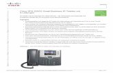 Cisco SPA 525G2 Small Business IP-Telefon mit 5 · PDF fileDatenfunktionen MAC-Adresse (IEEE 802.3) IPv4 (RFC791) Address Resolution Protocol (ARP) DNS A -Eintrag (RFC1706), SRV 2782)