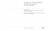 Gott ist unser Zuversicht - · PDF fileCarus 1.133 Johann Pachelbel Gott ist unser Zuversicht Motette für zwei vierstimmige Chöre SATB/SATB herausgegeben von/edited by Dietrich Krüger