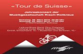 Agenda Team mgrr «Tour de Suisse» Weisser Sonntag (BB, · PDF fileMission Impossible Lalo Schifrin arr. John Ryan Berne Patrol Elgar Howarth Pound the Streets P. L. Cooper Herzlichen